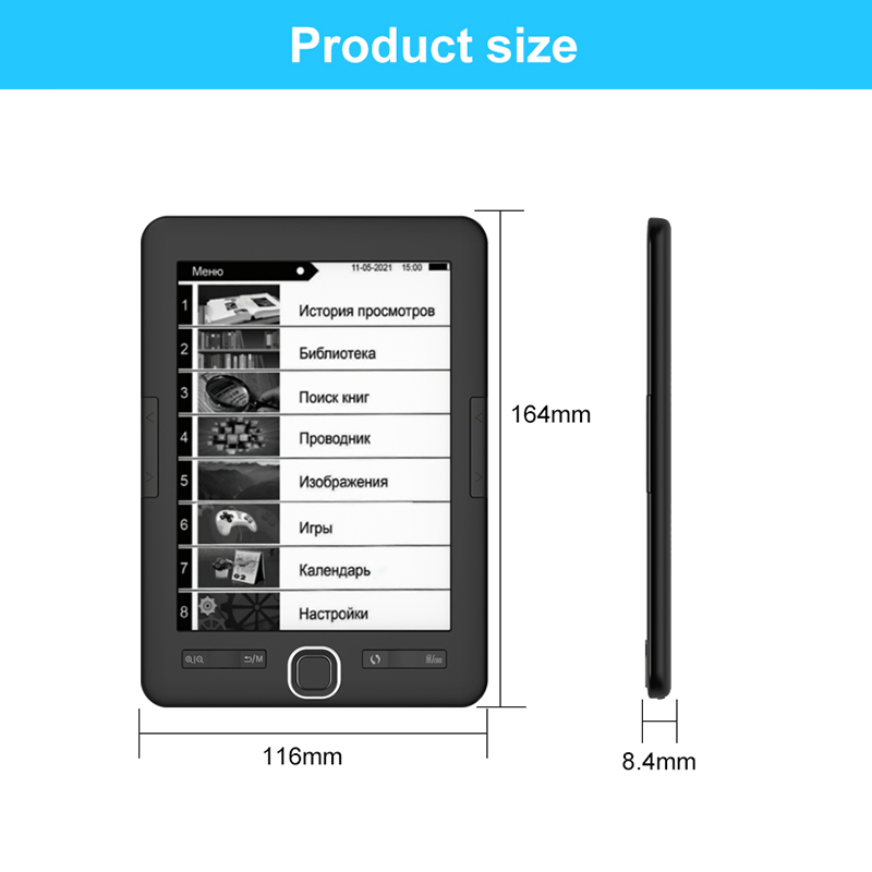 6 Inch E-Ink Android Pdf E-Ink Notebook Tablet Ebook Reader Price