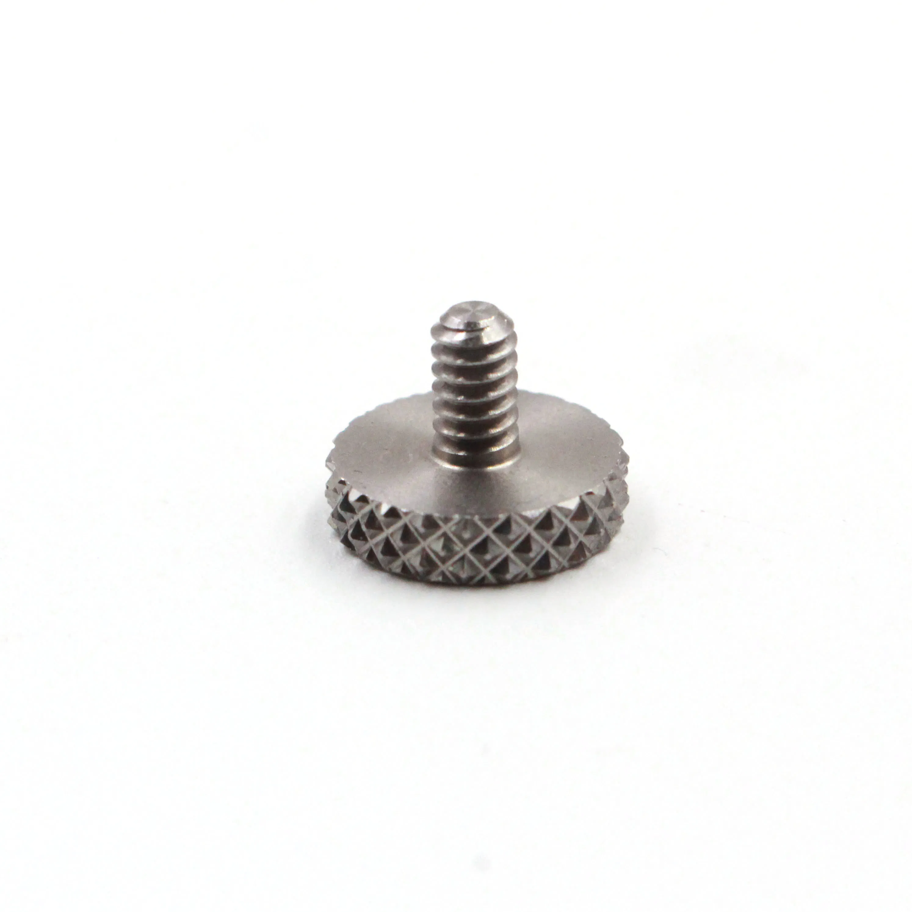 Custom Metal Screw Machine Thread Thumb Screw Flat Head Knurled Stainless Steel Screws