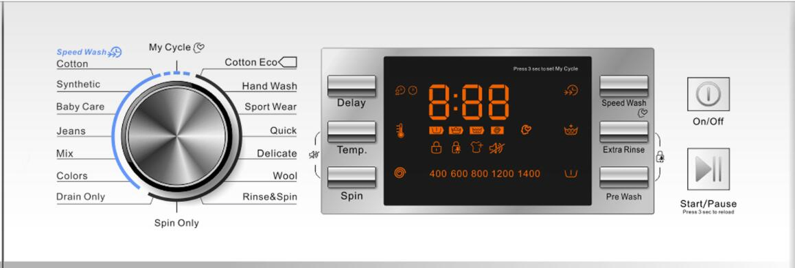 6kg to 10kg Front Loading Inverter Washing Machine