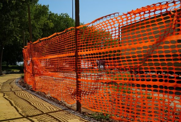 HDPE Plastic Orange Barrier Fence Garden Safety Net