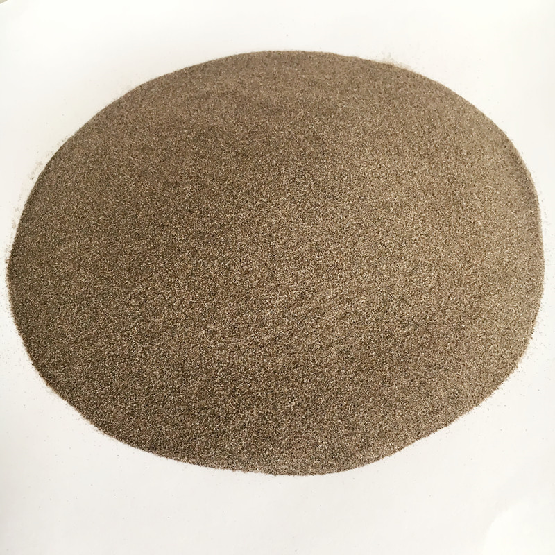 Коричневый порошок электрокорунда F120 для пескоструйки