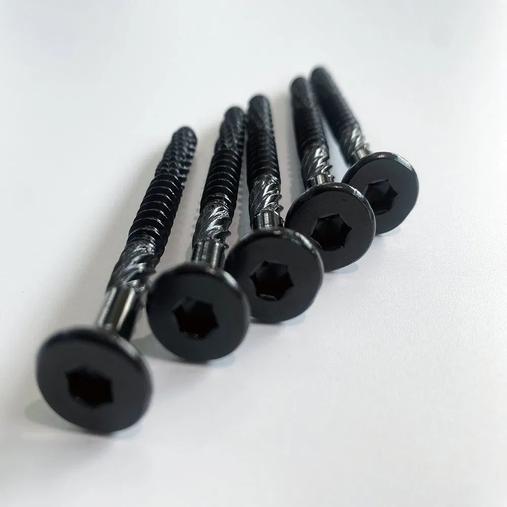 China Factory Manufacturer Wood Screw Bugle Battern Screw Electrophoretic-Coated Type 17