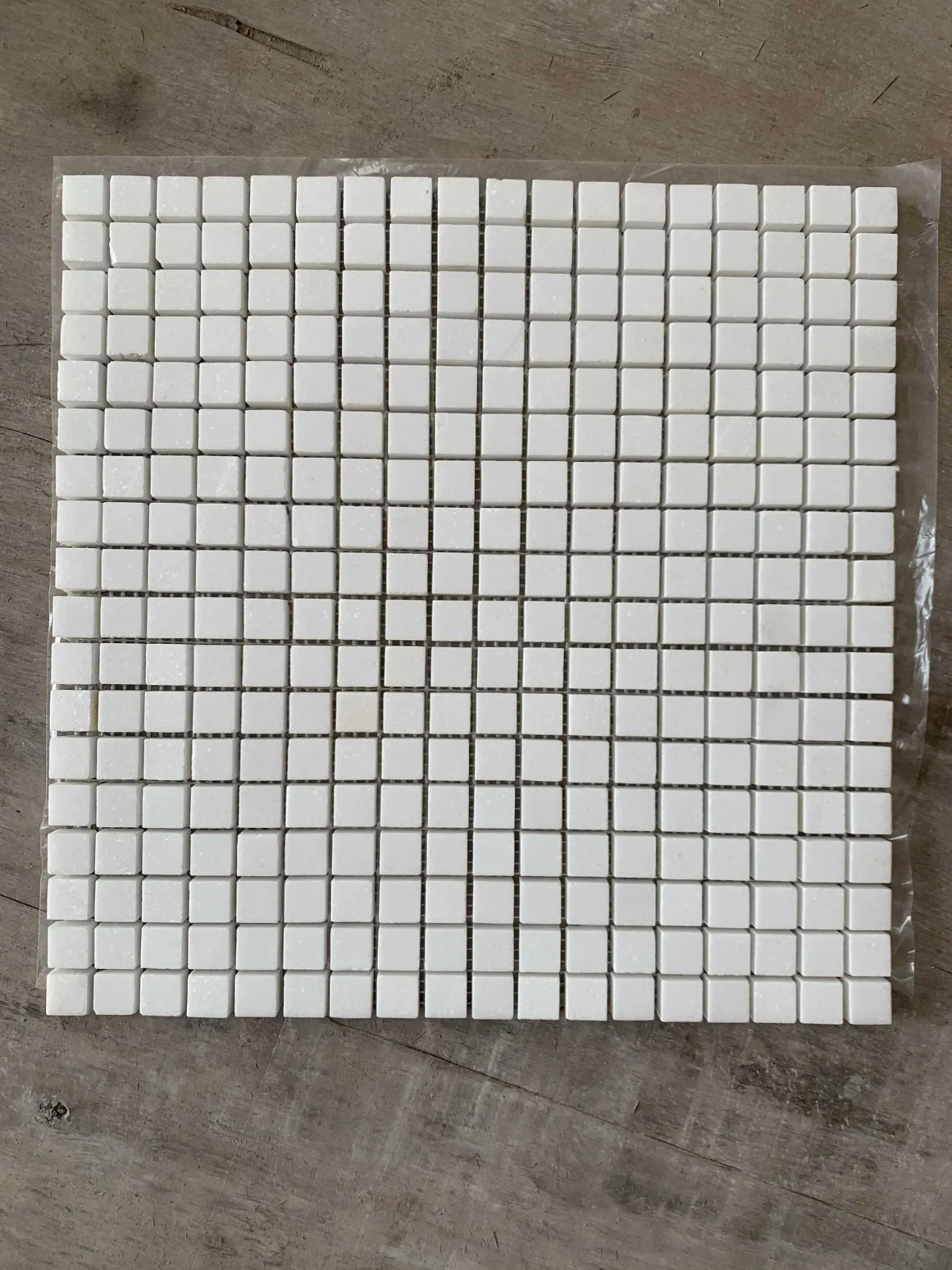 12" X 12" (305X305mm) Black Marble Grid Mosaic Wall Tile