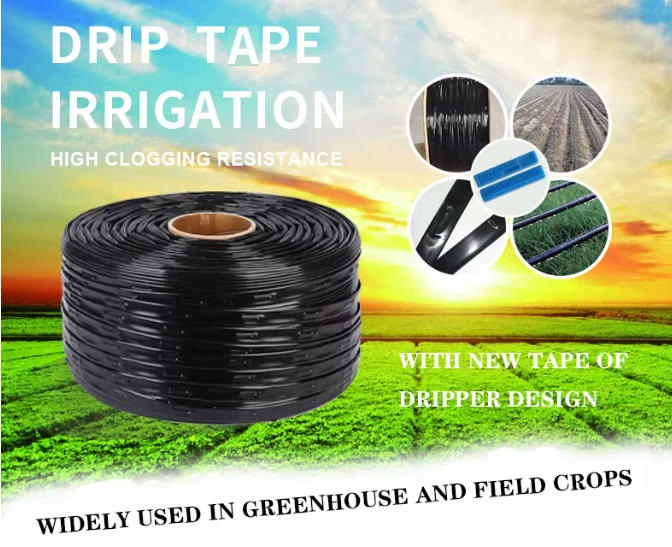 16mm Pressure Resistance Plastic Drip Tape for Garden and Farmland Irrigation