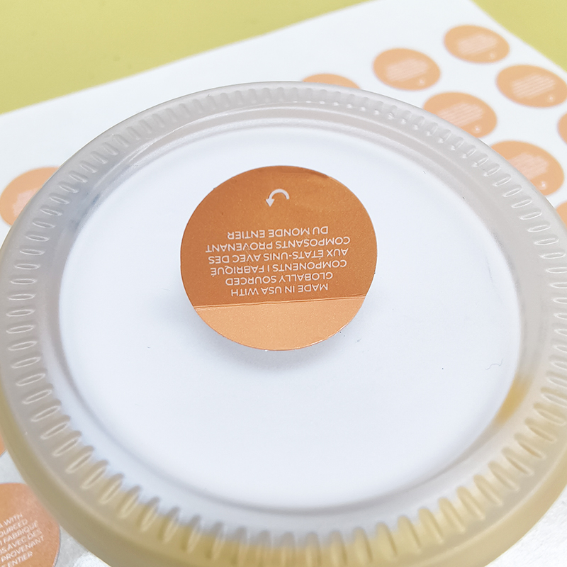 Custom Peal off Label Stickers for Cosmetic Products for Packaging