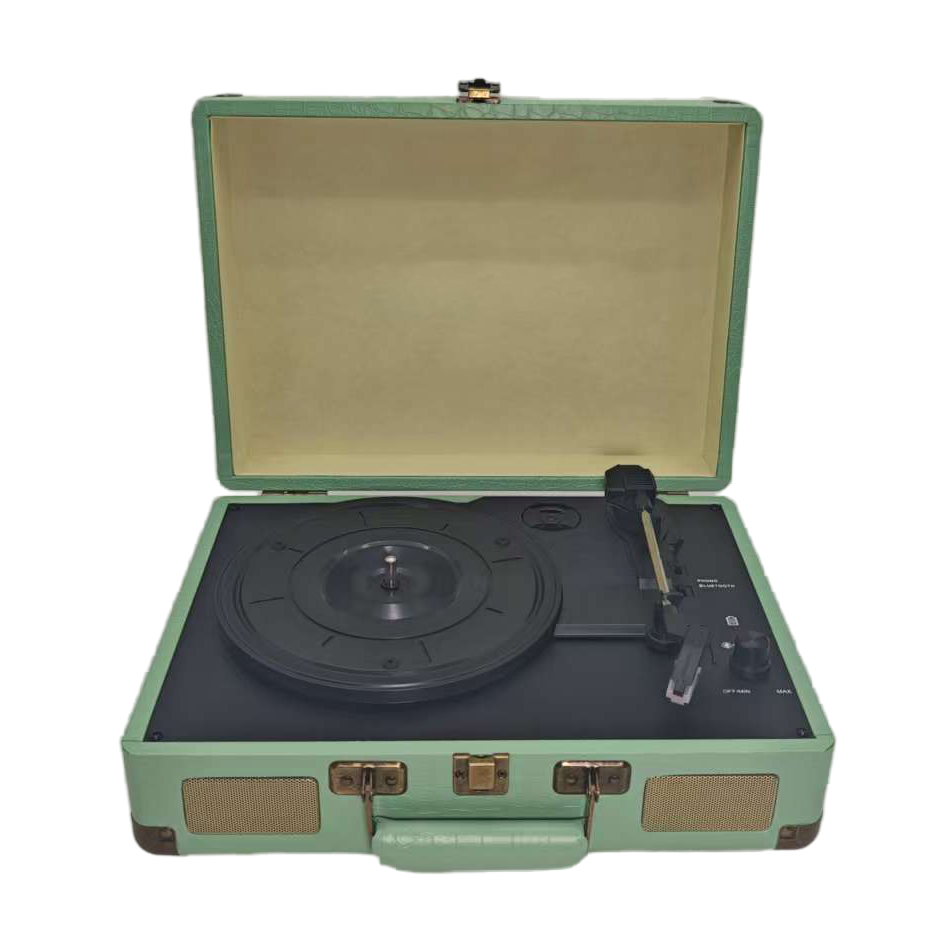 Suitcase Gramophone Built in Speaker Vinyl Customized Record Player