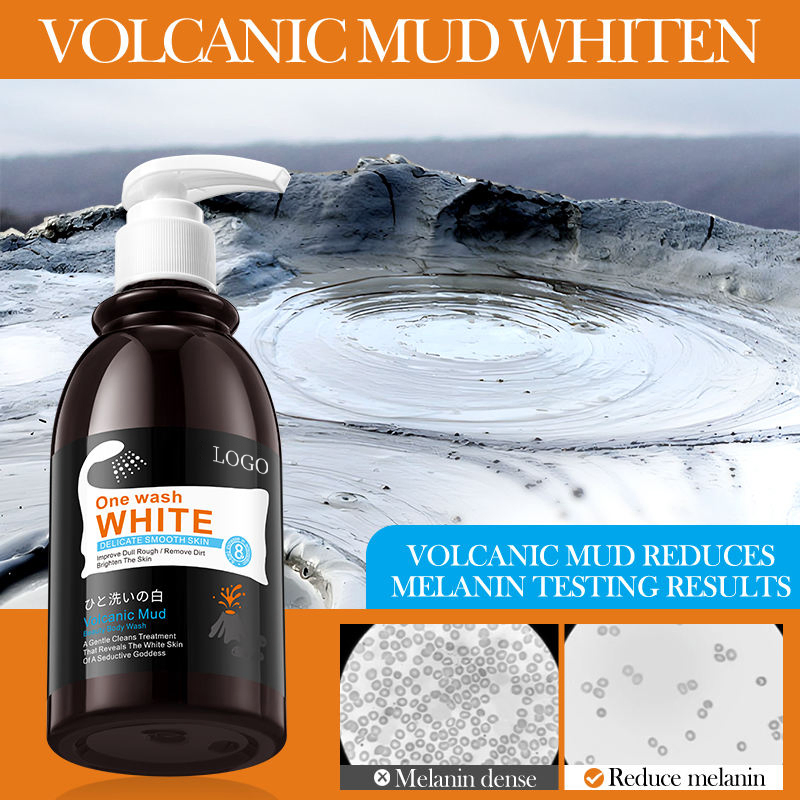 Ditong Gently Cleanses Dirt Moisturizes Improves Dullness and Roughness Volcanic Mud Whitening Shower Gel