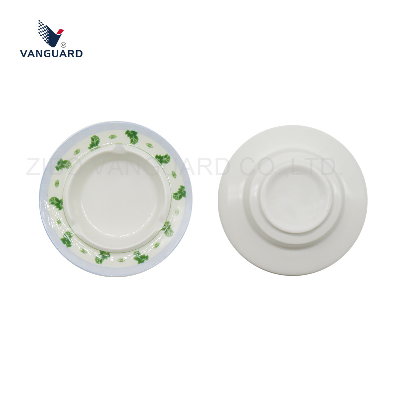 Novelty Outdoor Smoking Ashtray White Custom Ceramic Ashtray for Cigarette