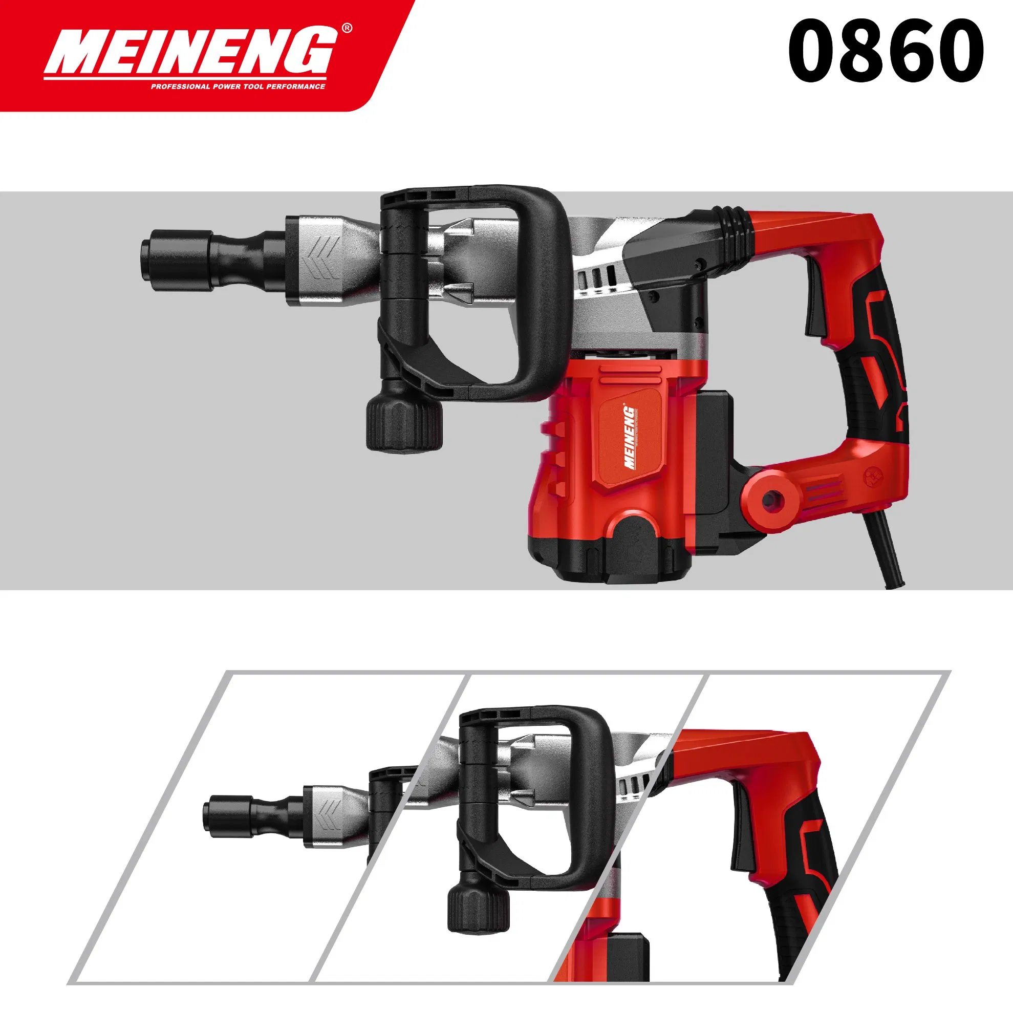 Отбойный молоток Demolition Hammer 0860, 1580Вт, 15Дж