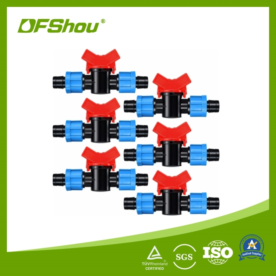 High Quality Drip Tape Fitting Valves Lock Offtake for Drip Tape Irrigation Fitting