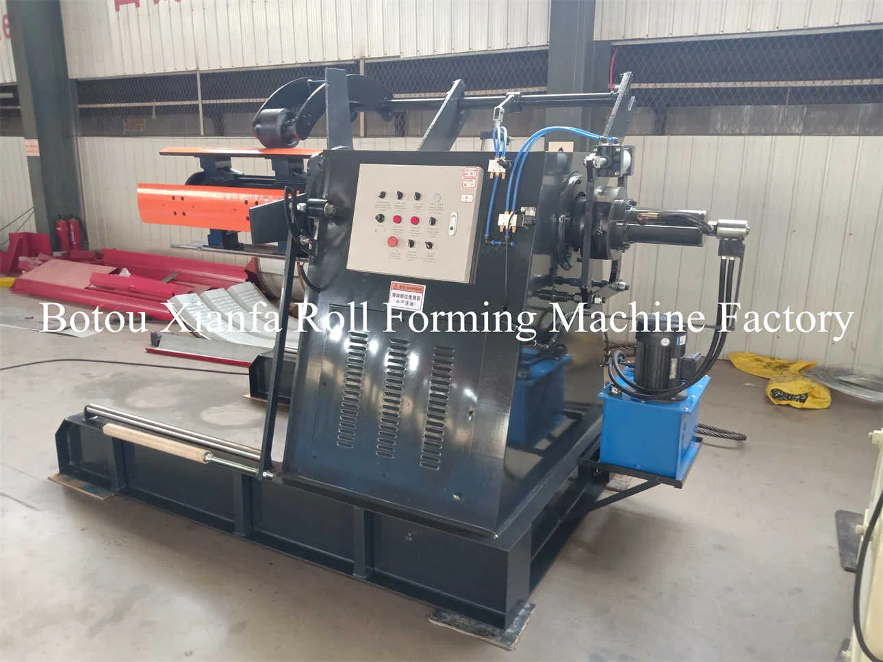 Steel Coils Hydraulic Decoiler Uncoiler