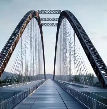 Prefab Steel Structure Modern Steel Bridge Welded High Quality Metal Frame