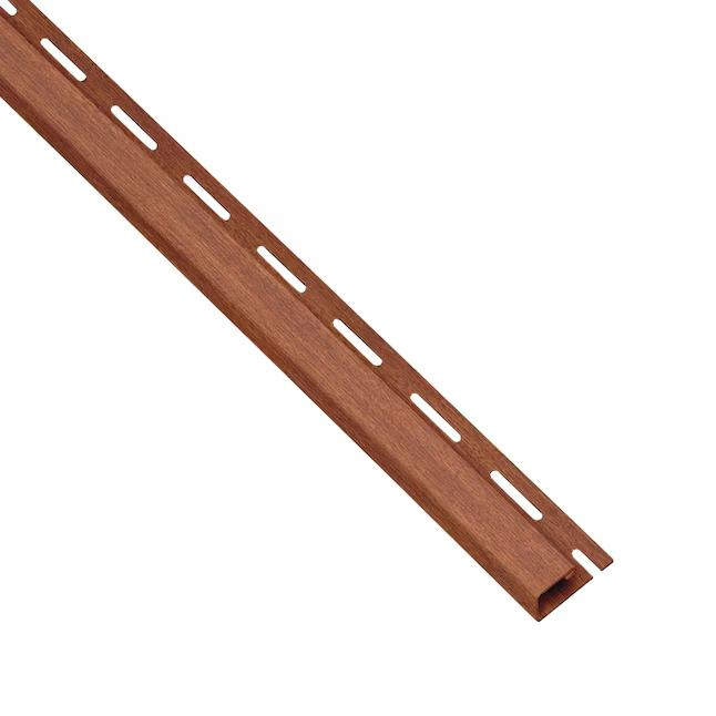 Wood Grain Color Aluminum J Channel J Trims 12FT Long