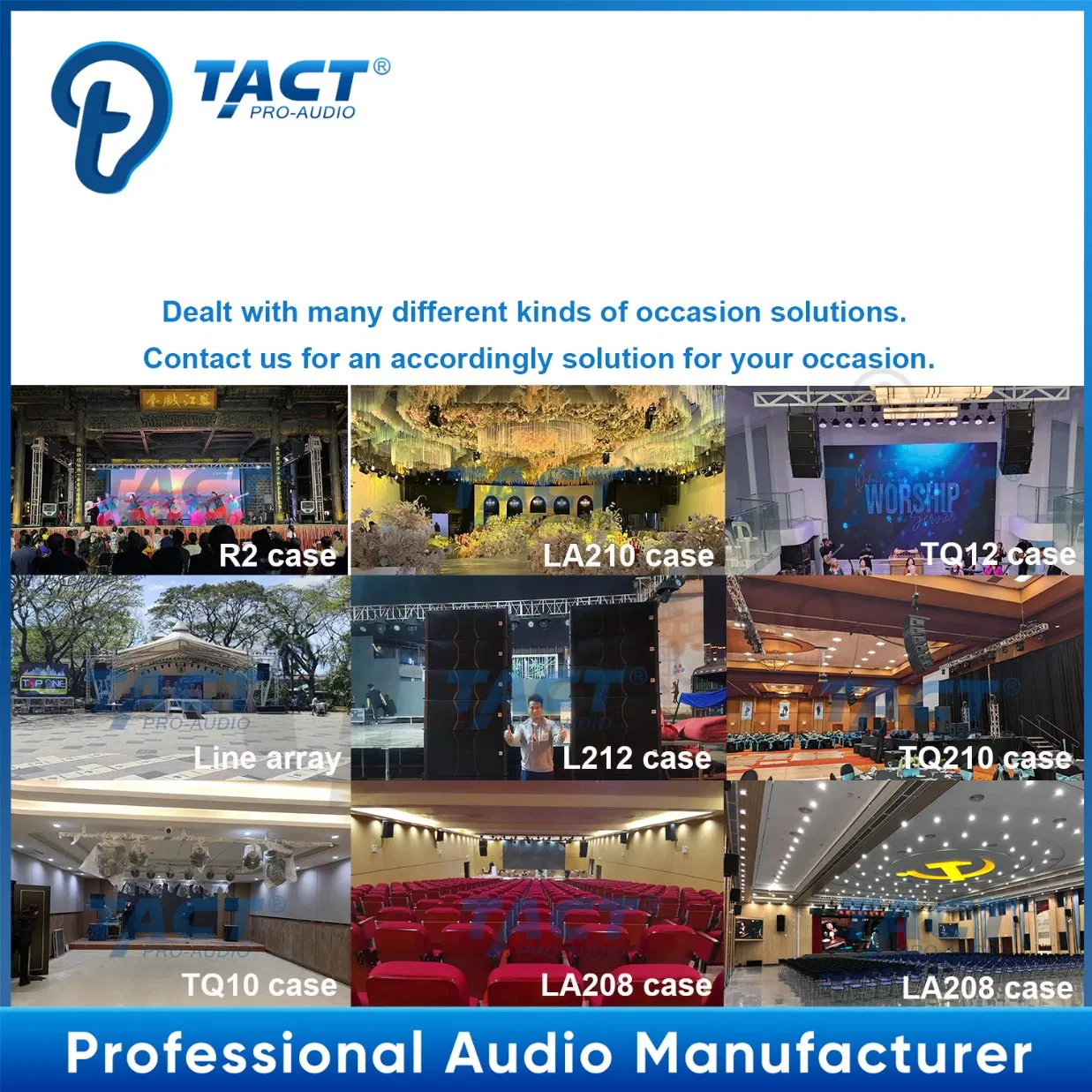 Tact New Launch Single 12 Inch Neodymium Coaxial Monitor Stage Speaker