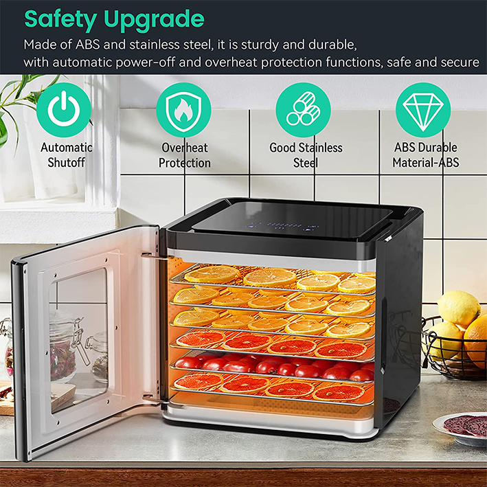 Stainless Steel Home Machine Electric Fruit Food Dehydrator