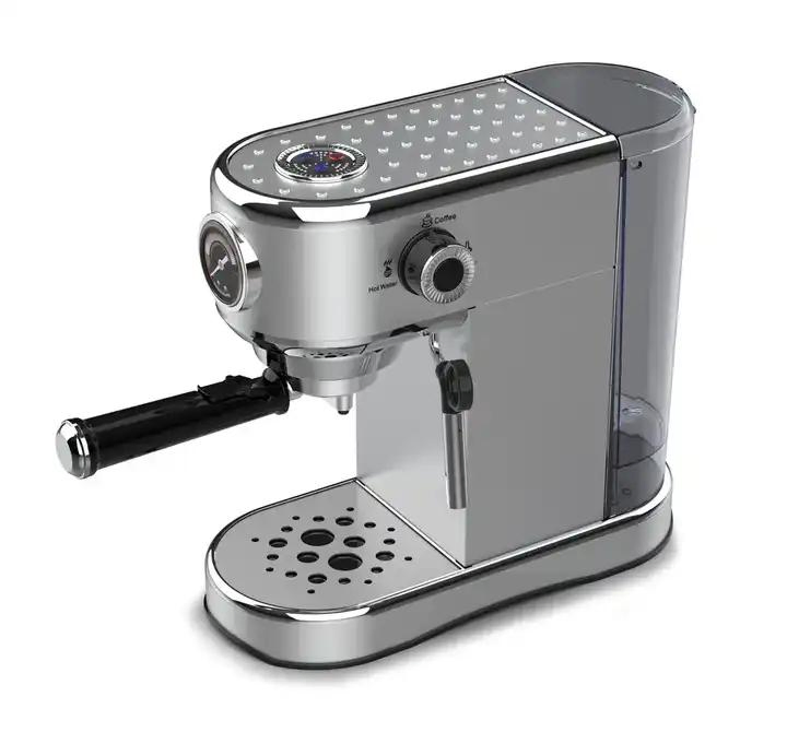 Household Stainless Steel 2 Filters Espresso Coffee Machine