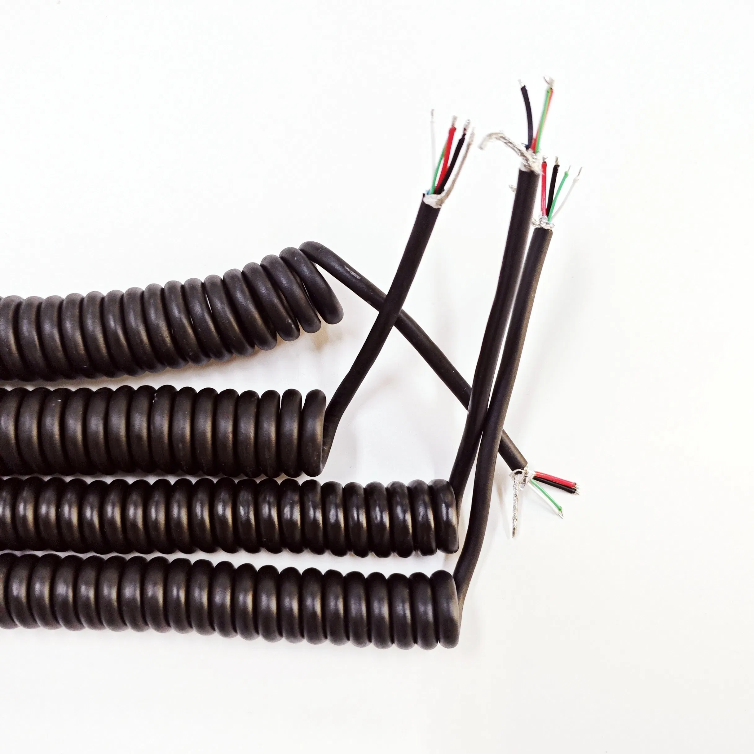 USB спиральный удлинительный кабель 3A