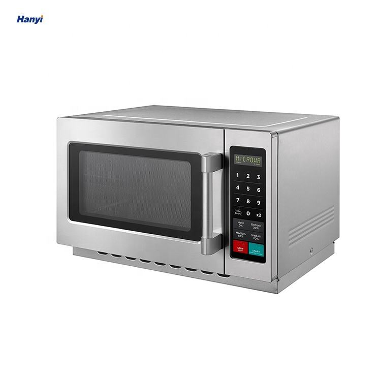 34L 1000W Restaurant Counter Top Stainless Steel Commercial Microwave Oven