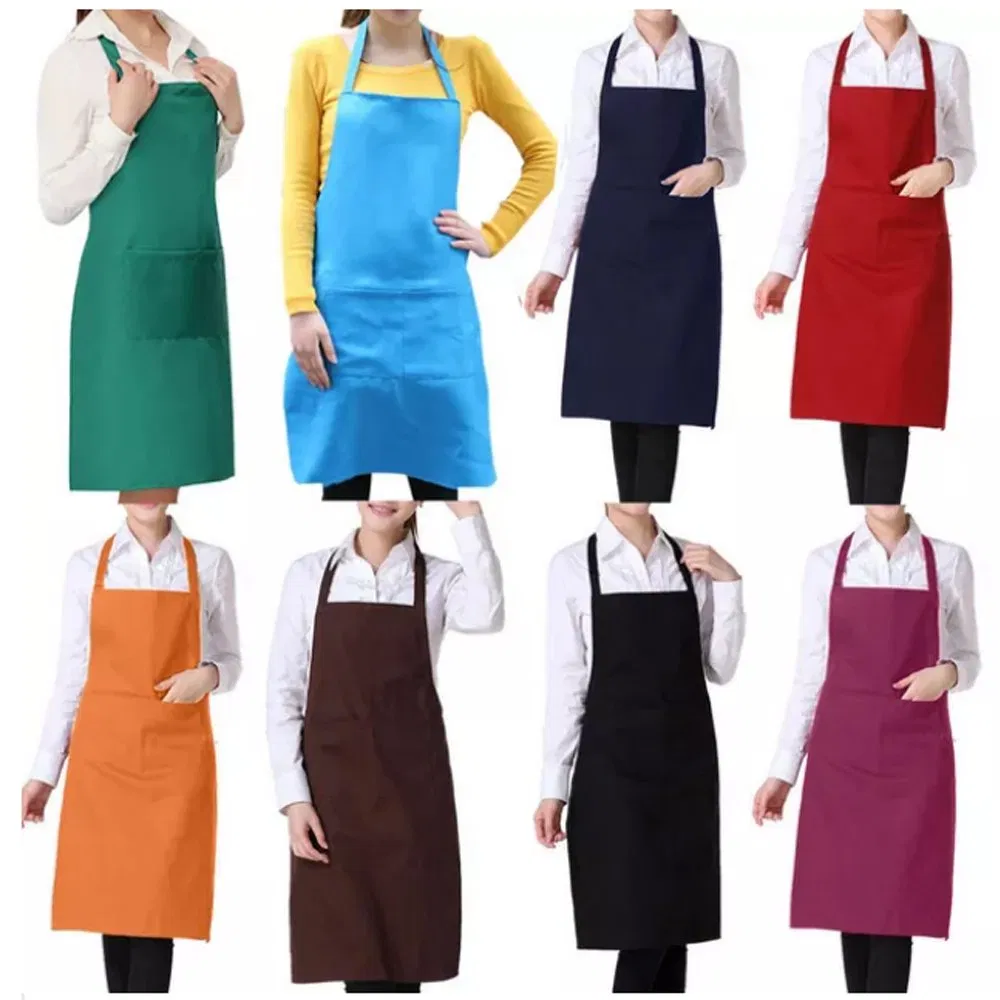 Different Color Silk Screen Printing Twill Polyester Cotton Apron