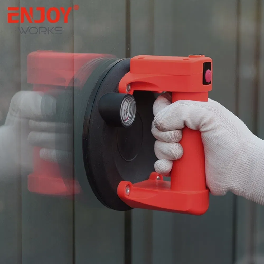 Powerful Rechargeable Cordless Electric Vacuum Suction Glass Cup for Construction Site Installation