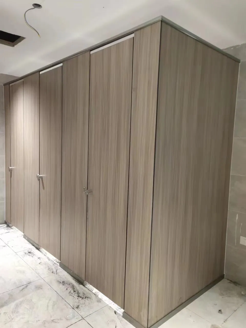 New Design Phenolic Resin HPL Commercial Toilet Cubicle Partition