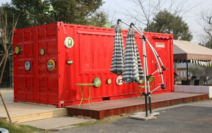 Custom Made Mobile Store Cafe Bar Movable Custom Container Retail Store