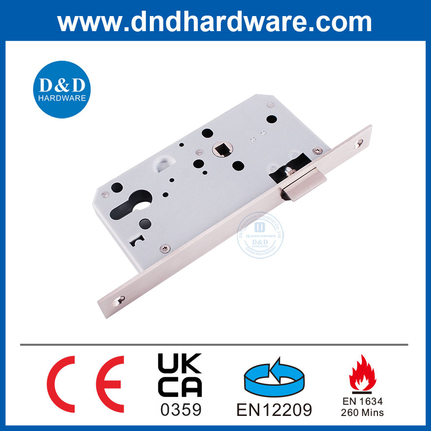 Mortise Door Lock Hardware SS304 CE High Security Fire Rated Latch Lock