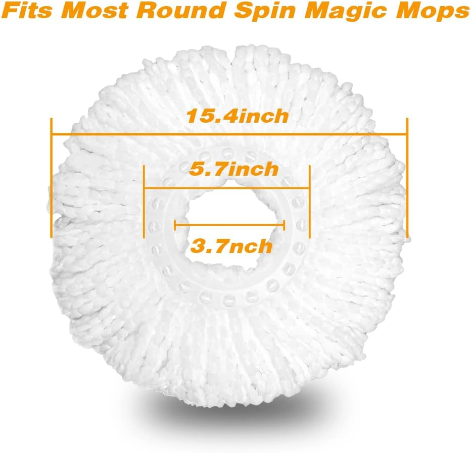 Upgraded Self-Balanced System Home Kitchen Floor Cleaning Bucket Wringer Set Spin Mop