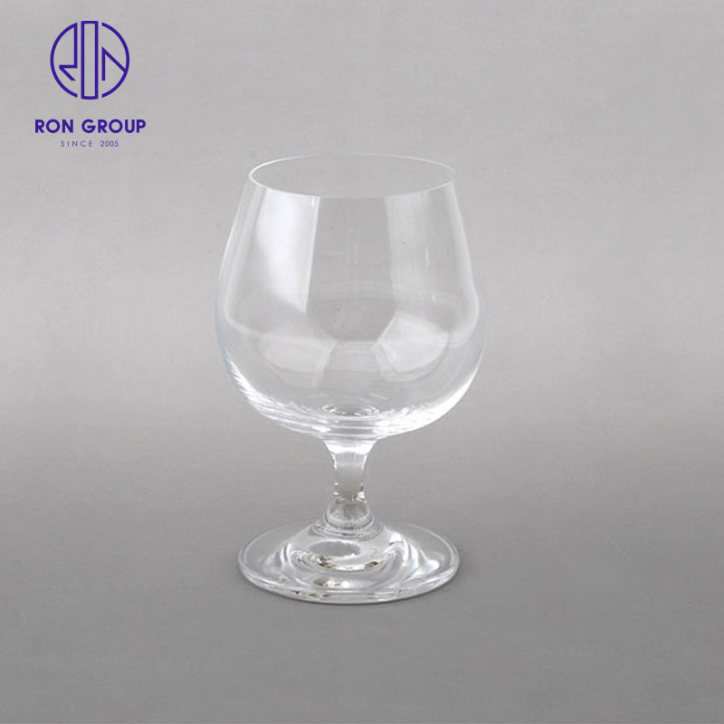 Brandy Wine Glass Dwarf Foot Retro Crystal Glass Foreign Wine Red Wine Glass