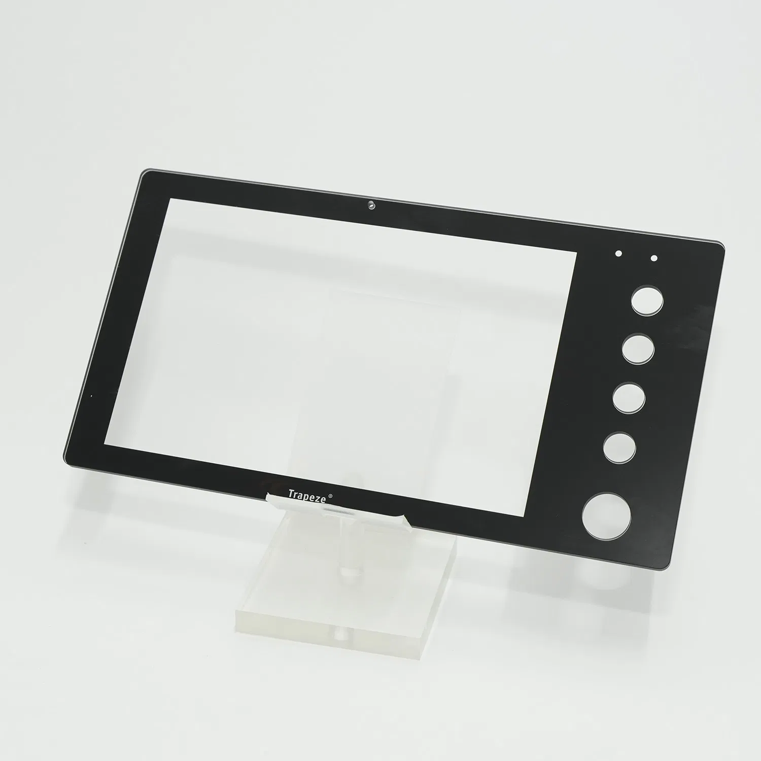 High Transmittance Tempered Ar Coating Af Coating Glass for Industrial Control Front Panel Usage
