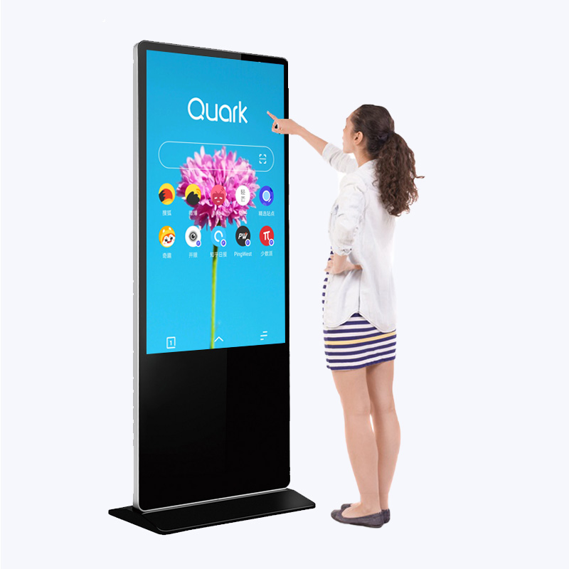 Интерактивный напольный киоск с сенсорным экраном 32-65 дюймов