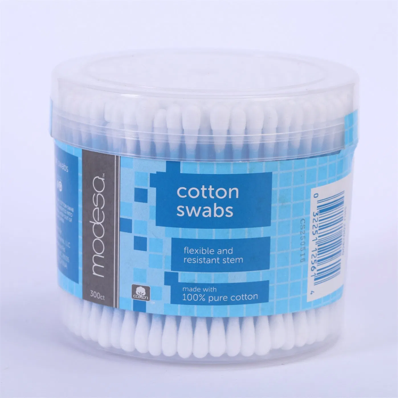 Disposable Cotton Swab with Plastic Cover for Lab Use and Make up