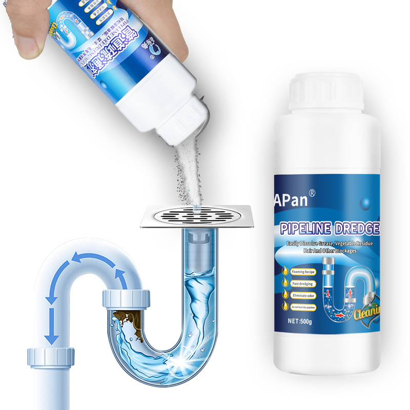 Factory Wholesale Downspout Grease Clogging Cleaning Deodorizing Pipe Unclogging Agent Powder