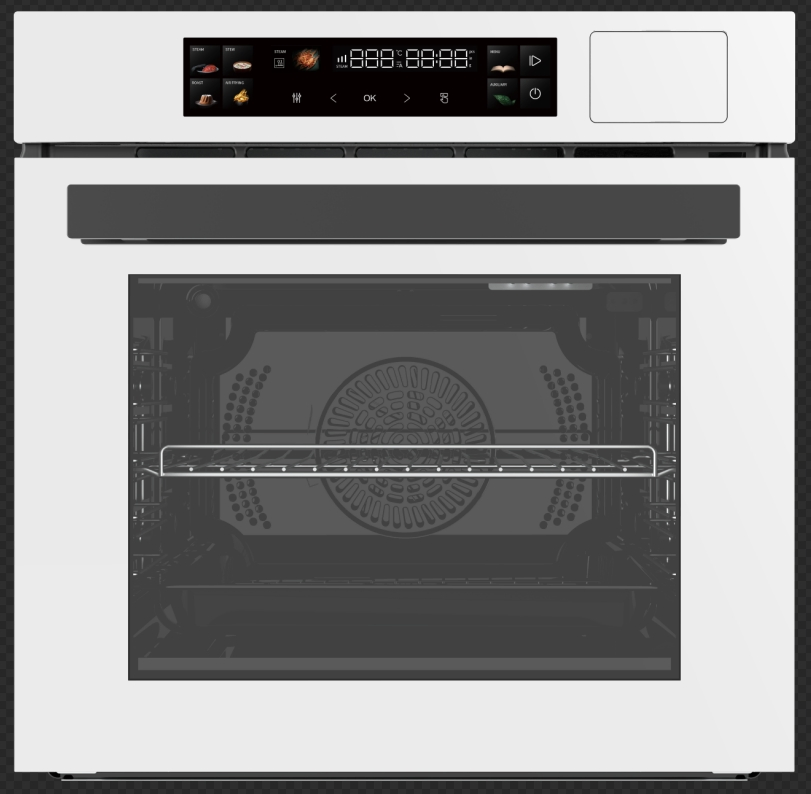 66L All-in-One Embedded Steam Oven with Colorful Touch & Convection Fan & 68 Smart Recipes