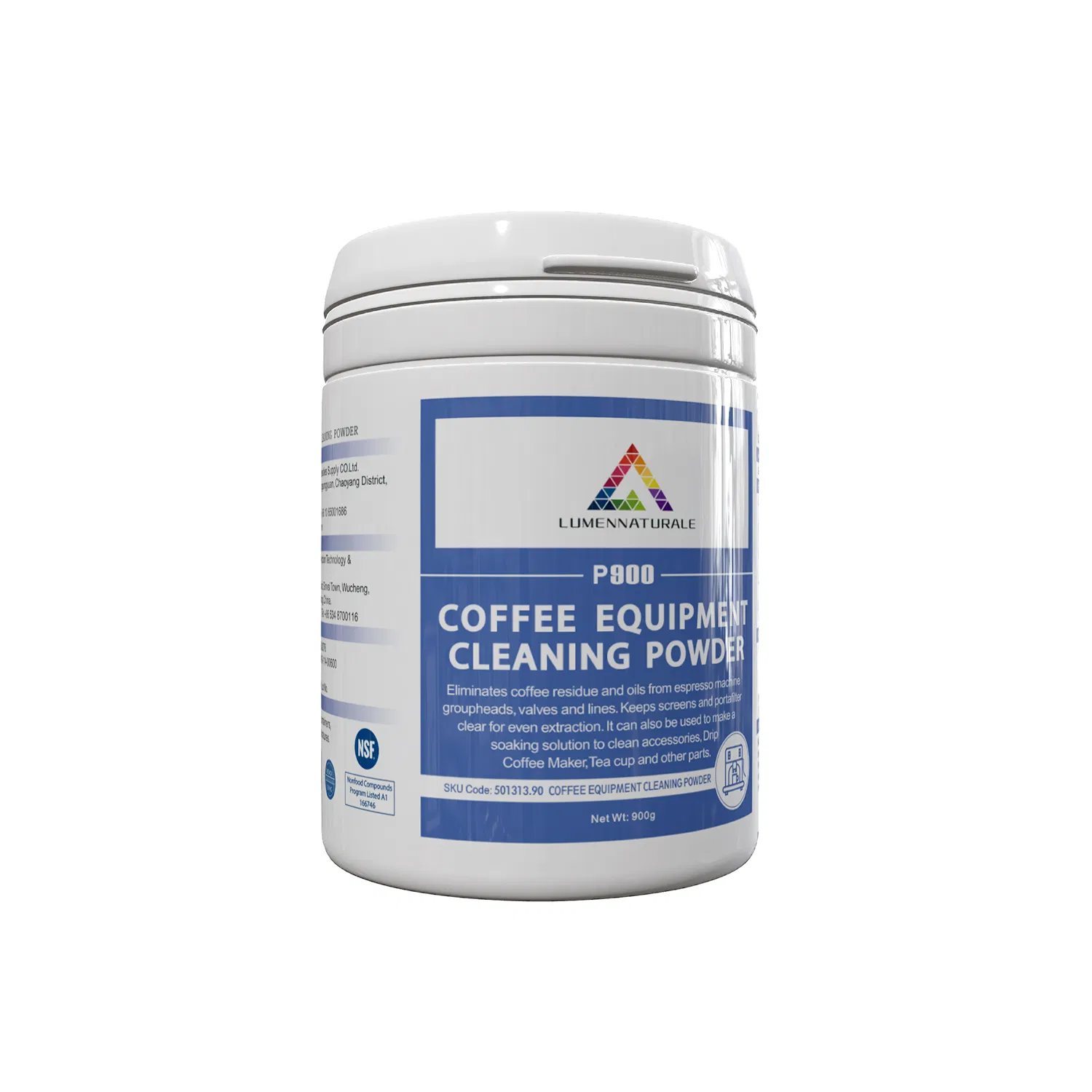 Coffee Machine Cleaning Powder All-Natural Detergent Cleaner Powder Safe for Machine Parts