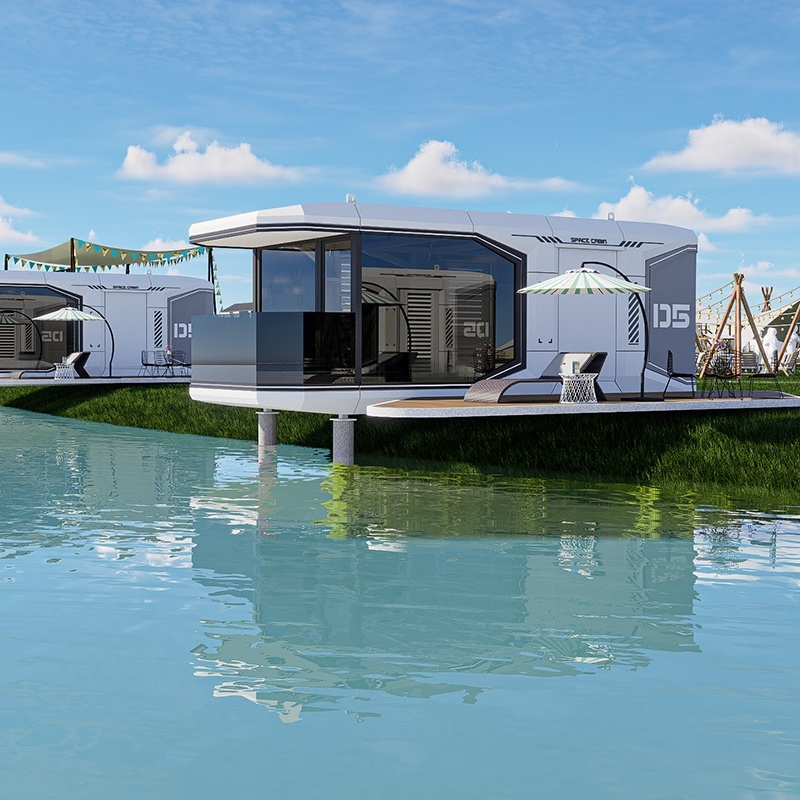 Modern Prefab Luxury Smart Eco-Friendly Steel Structure Villa – Modular Mobile Capsule House