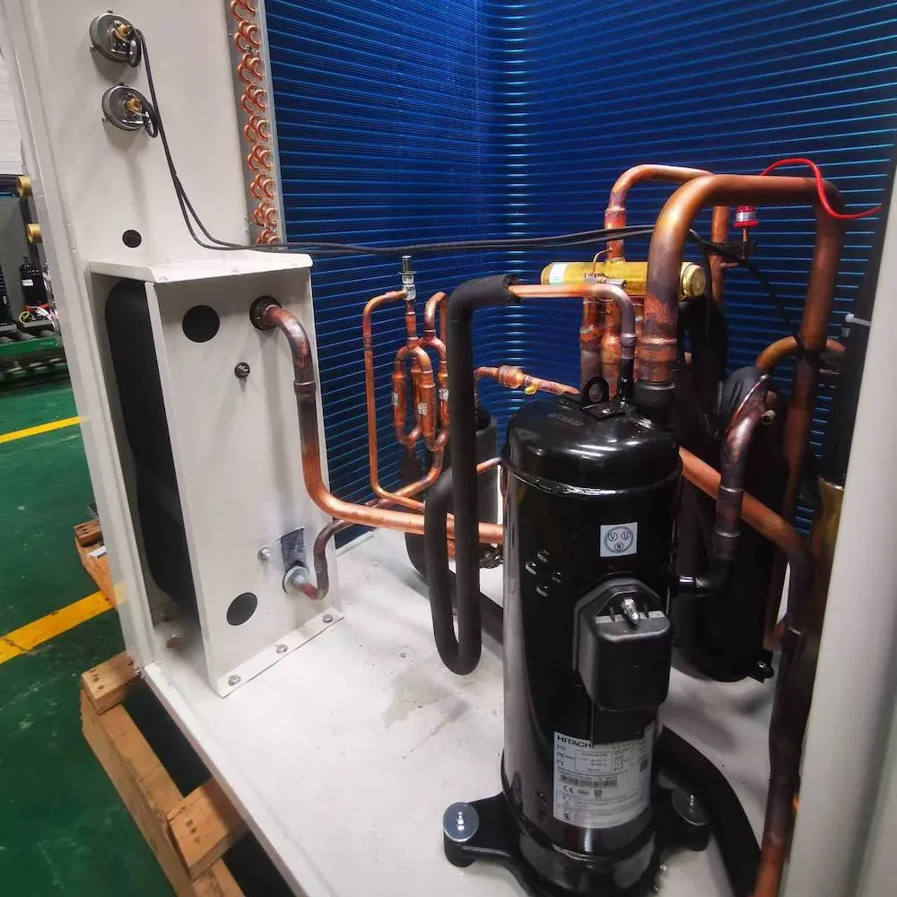 C2 PRO--45kw Commercial Hybrid Inverter Evi Air Source Heat Pump, WiFi APP Control, -25c Application