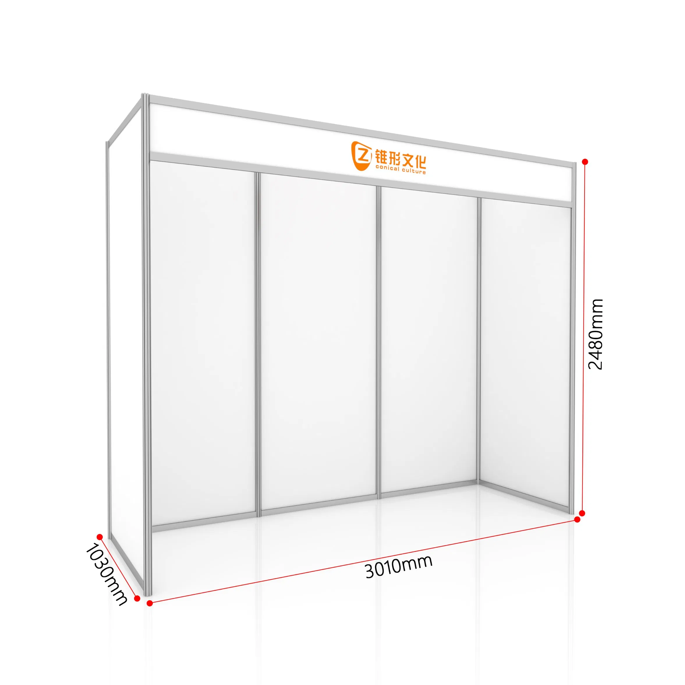 Flexible Portable Booth with Stylish Detachable Frame for Events