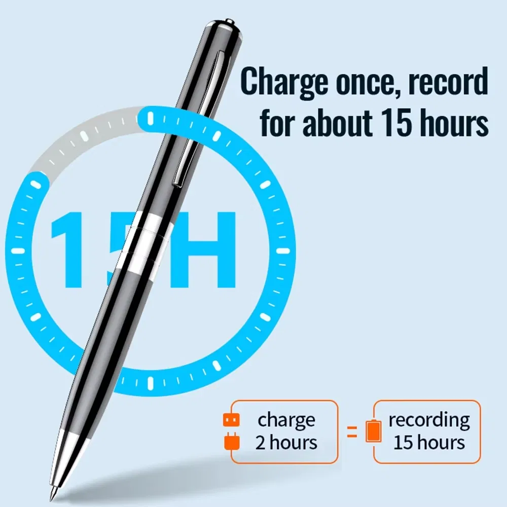 Digital Voice Recorder Pen Professional Audio Sound Recording Write Recorder Pen Pens with Voice Recorder