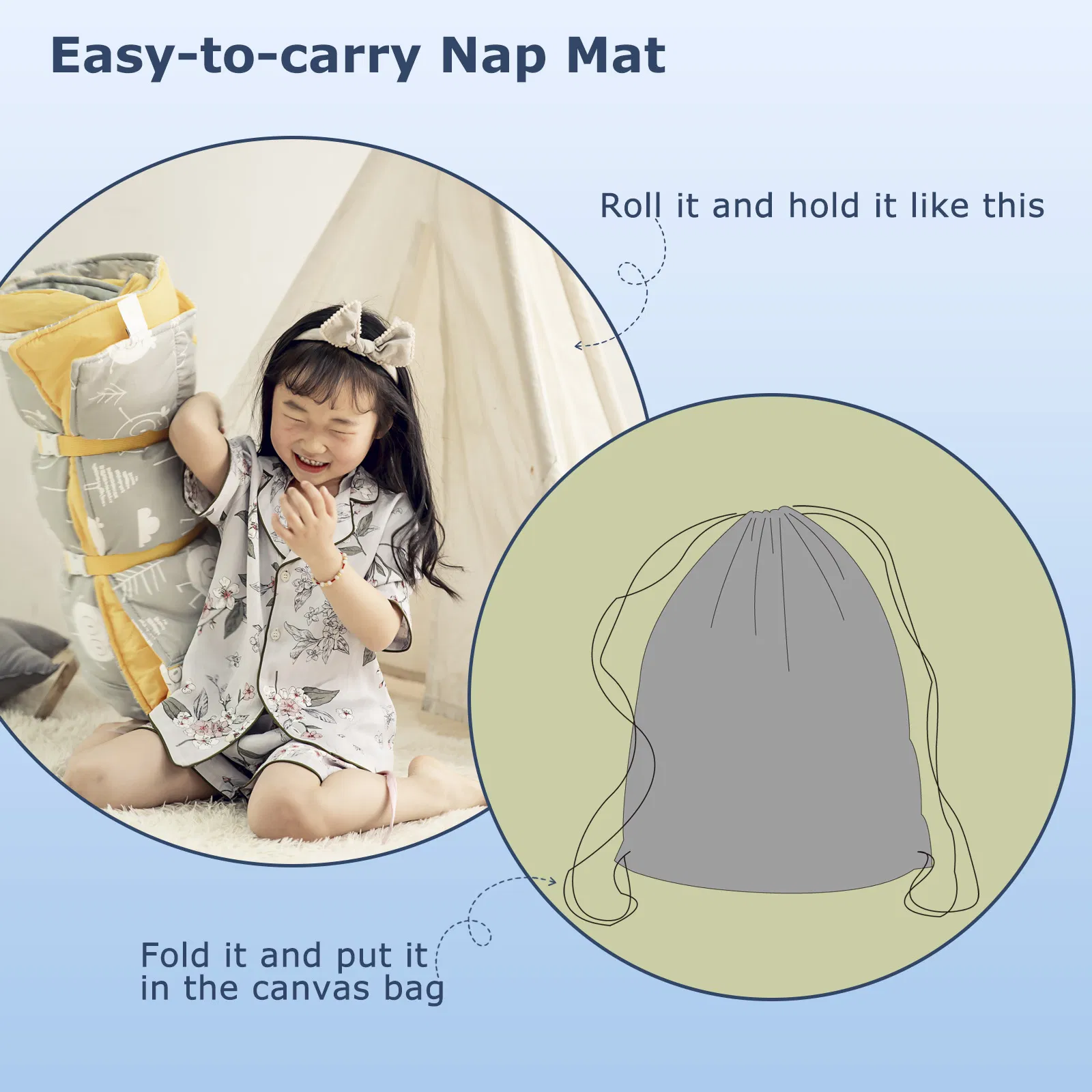 Baby Cotton Sleeping Bag Infant Daycare Nap Mats