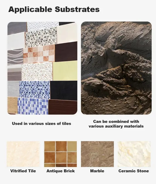 Sanvo Ceramic Tile Back Glue Marble Glue Multifunctional Ceramic Tiles Water Resistance for Swimming Pool Floor Tile Adhesive