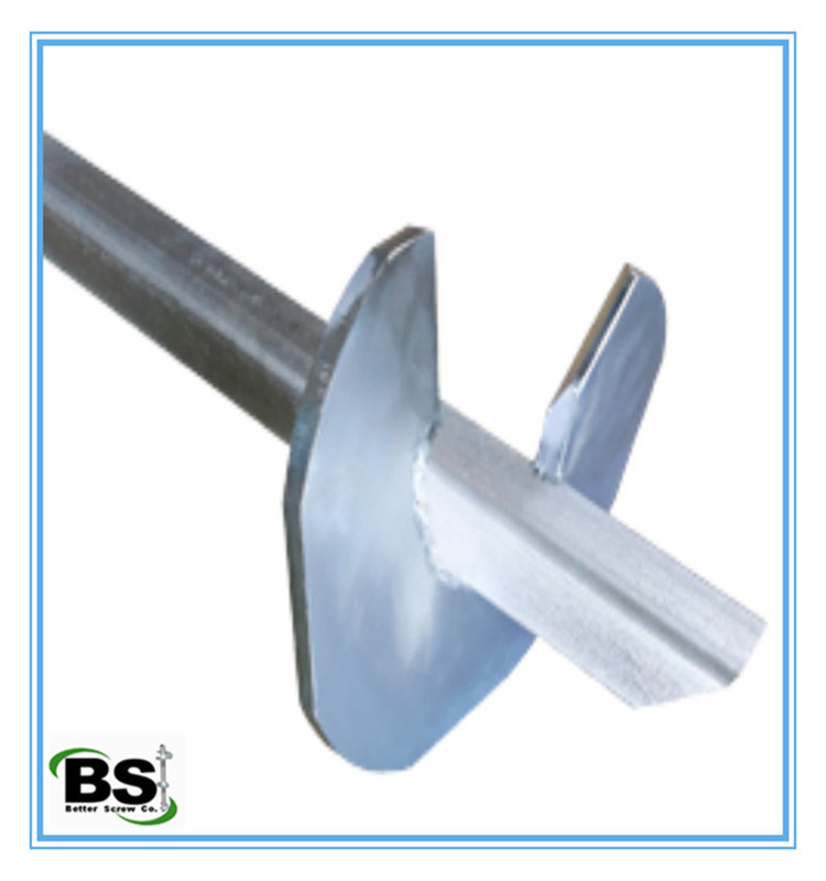 Helical Piling Square Bar Shaft Screw Pile Underpinning