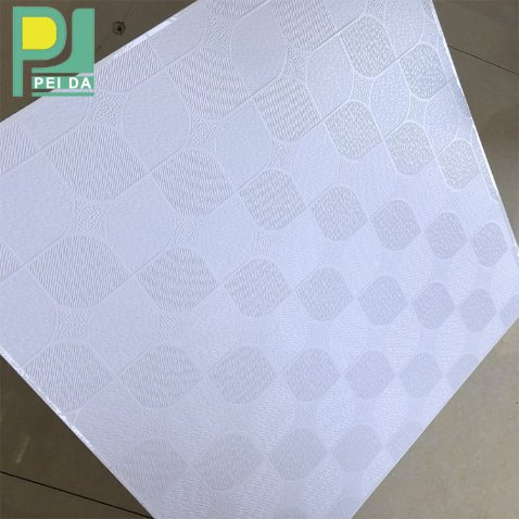 LC Payment Middle East Style Plastic Types of PVC Gypsum Ceilings Boards
