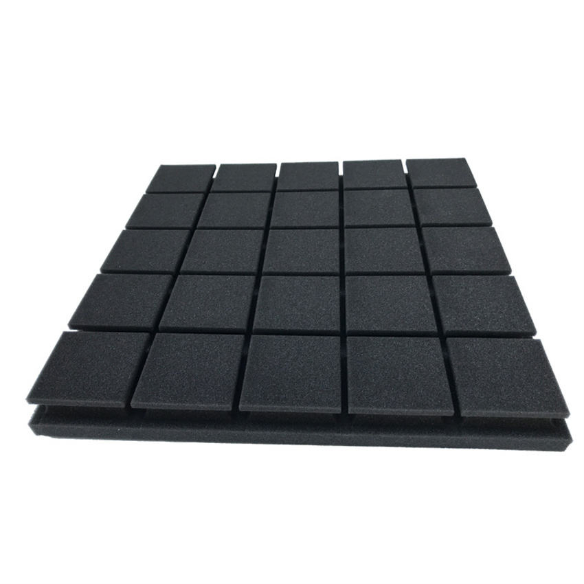 Studio Acoustic Foam Periodic Groove Structure Sound Absorbing Foam for Home Office Dancing Rehearsal Room