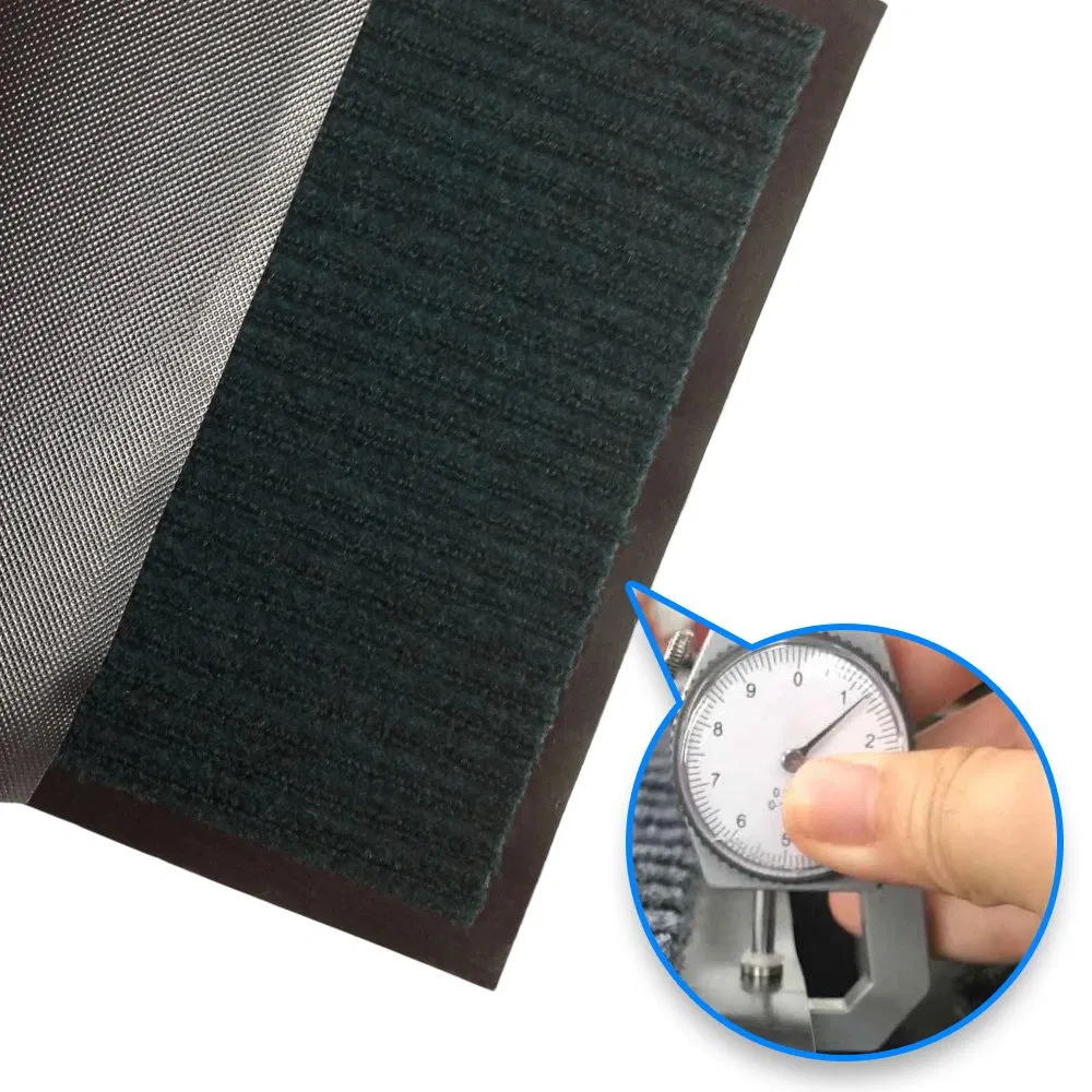 Modern Double Stripes PVC Floor Mats Non-Slip and Absorbent Exhibition Capret