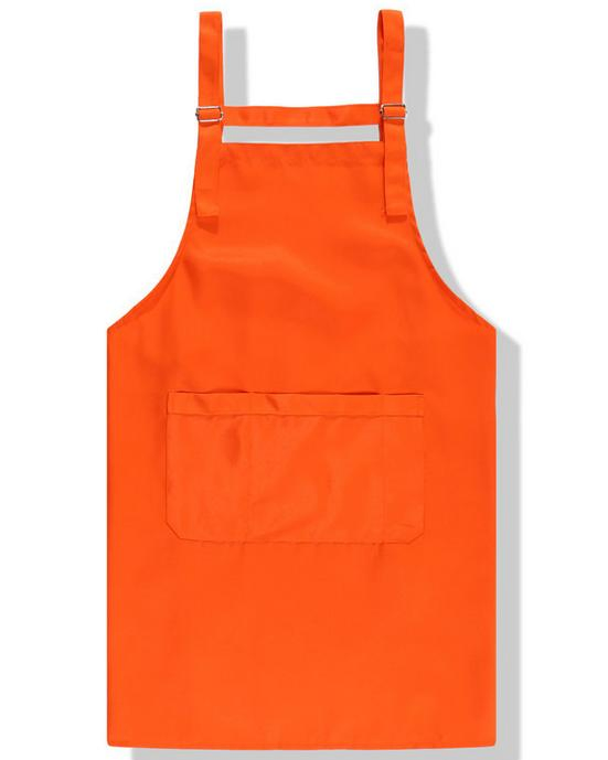 Cotton Linen Waterproof Bib Kitchen Apron with Pockets
