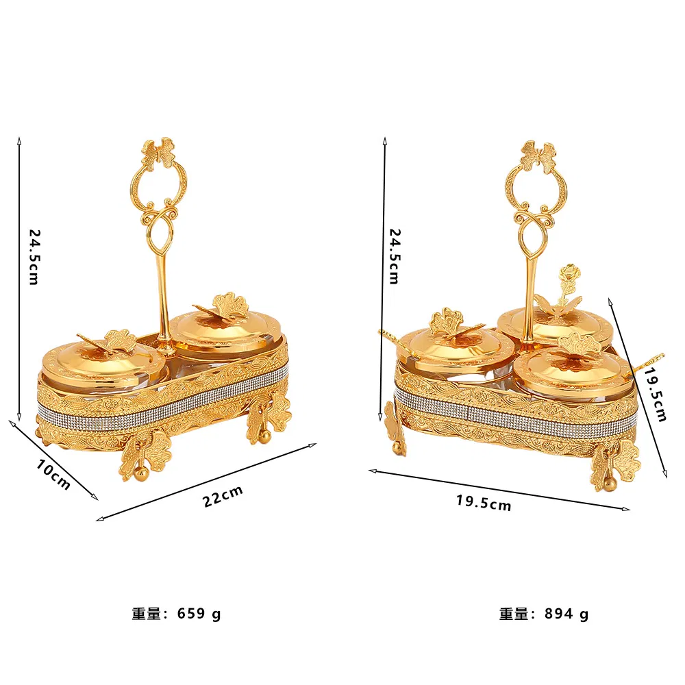 Cooker Golden Nordic Fruit Storage for Home Living Room Tray