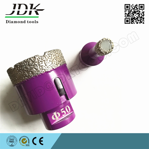 Jdk Reinforced Vacuum Brazed Diamond Core Drilling Bits