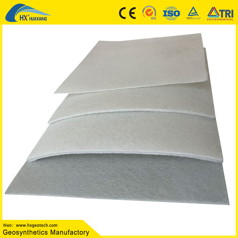 High Strength Acupuncture HDPE Plastic Waterproofing Composite Geomembrane for Fish Pond