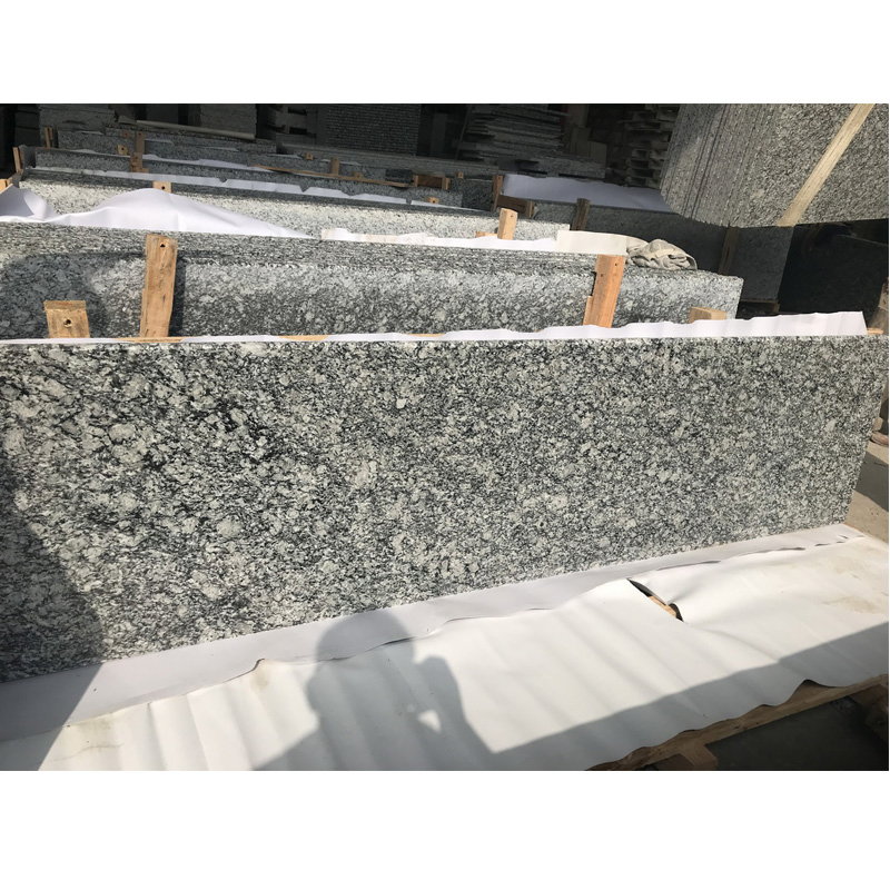 Spray White Granite Sea Wave Flower Granite Countertop